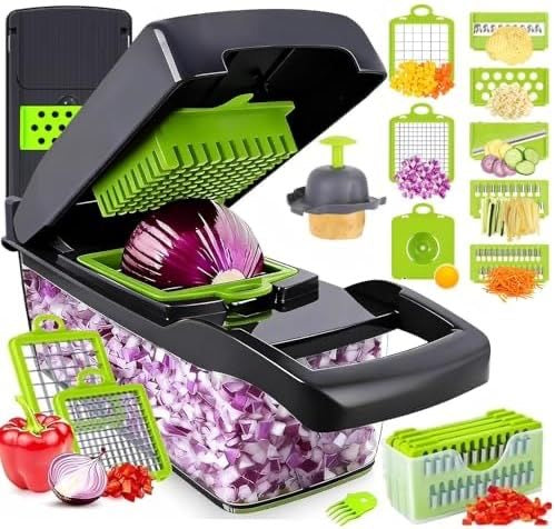 Multi-Function Vegetable Chopper &amp; Mandoline Slicer